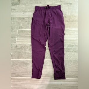 Barbell purple jogger workout pants